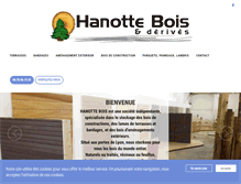 Tablet Screenshot of hanottebois.com